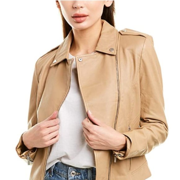 Mischka Leather Biker Jacket